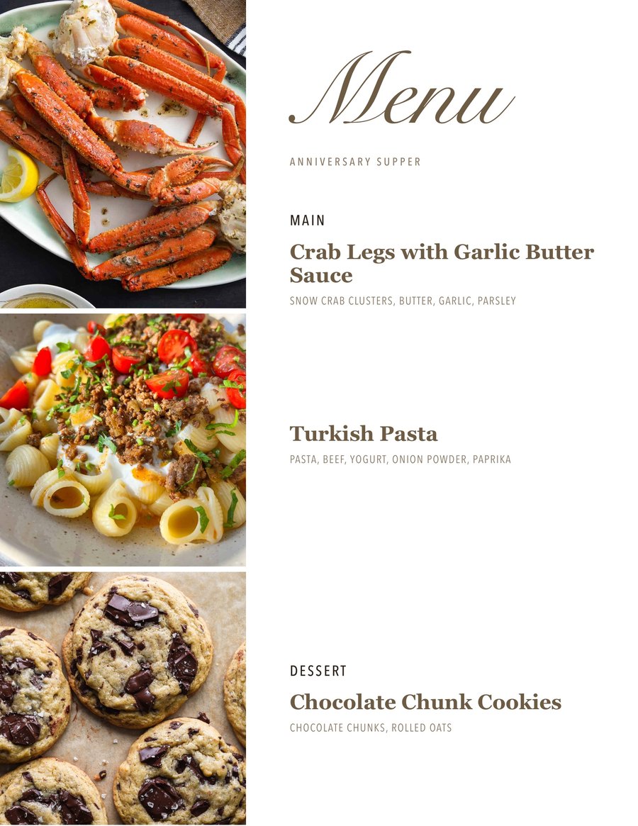 The Gallery menu style